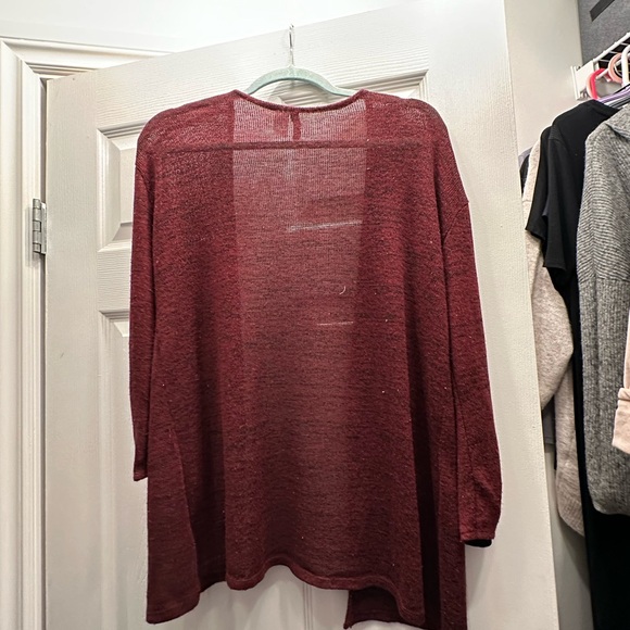 Divided H&M Red lightweight Cardigan - Picture 2 of 2